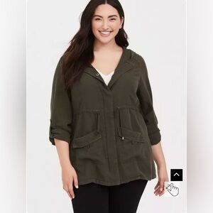 Torrid Twill Essential Hooded Anorak
